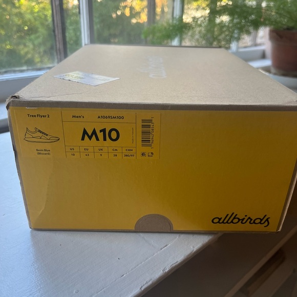 Allbirds Tree Flyer 2.  Men’s size 10 Basin Blue. - Picture 2 of 8